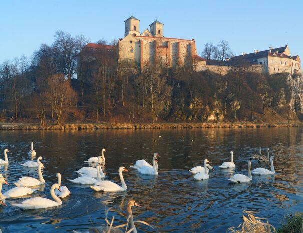 Tyniec castle, Krakow autumn