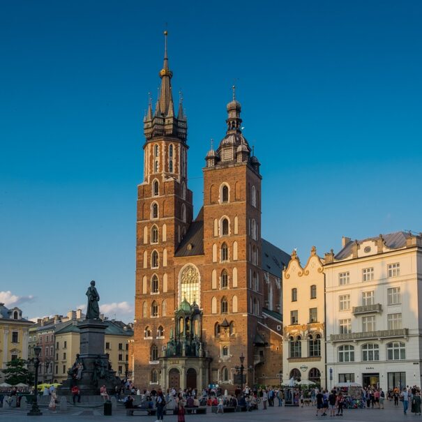 Chiesa di Santa Maria, centro storico di Cracovia