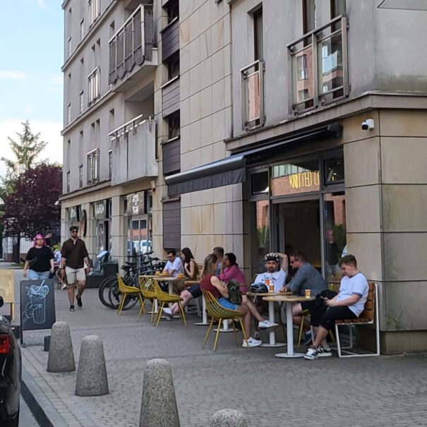 Cafe, Przemyslowa street, Zablocie