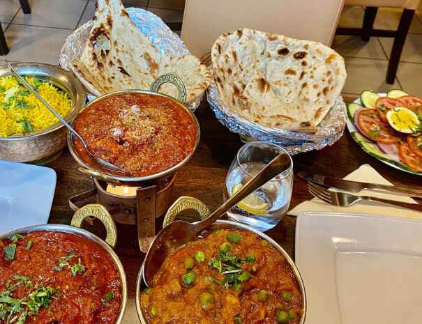 Taste of India - verschiedene Gerichte